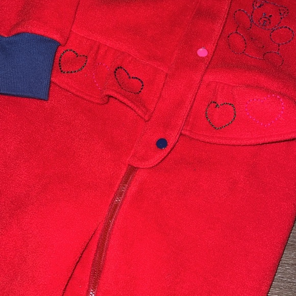 Gymboree Rainbow Tag Vintage Zip up sleeper. Size XS. GUC. - Picture 3 of 6